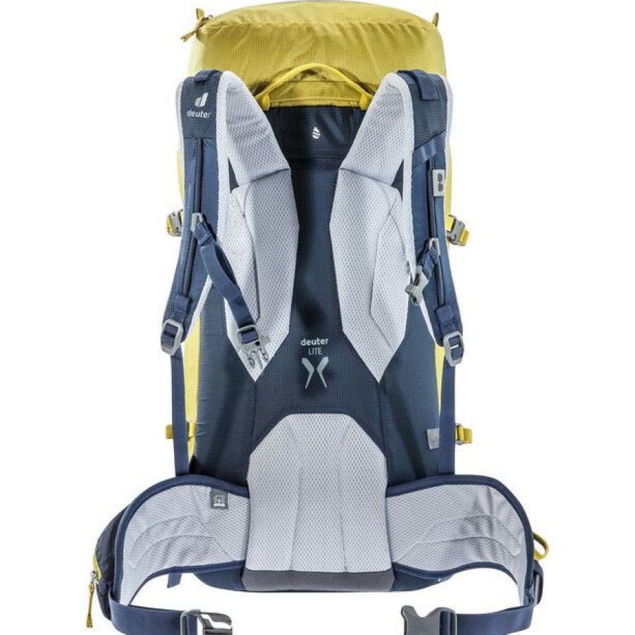 Skiing Backpacks * | Deuter Guide Lite 28+ Sl Backpack Women Greencurry/Navy