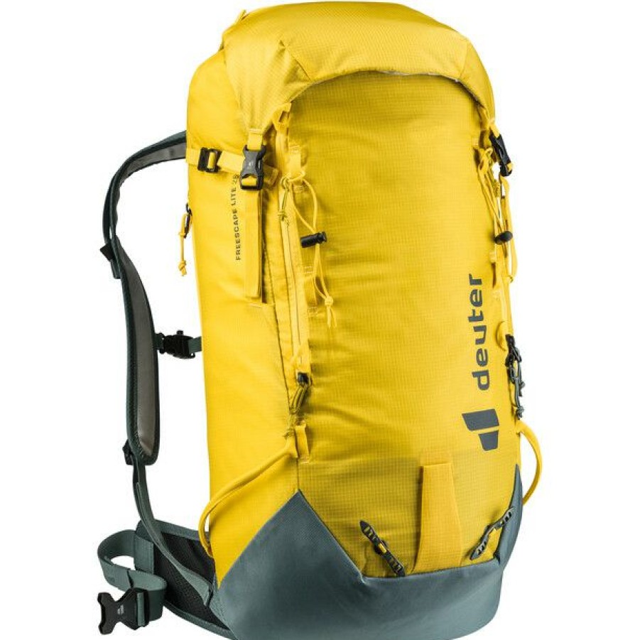 Skiing Backpacks * | Deuter Freescape Lite 26 Backpack Corn/Teal