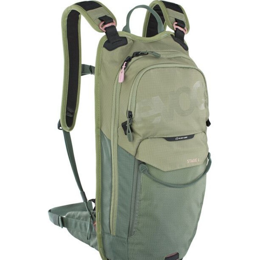 Cycling Backpacks * | Evoc Stage Technical Performance Pack 6L Light Olive/Olive