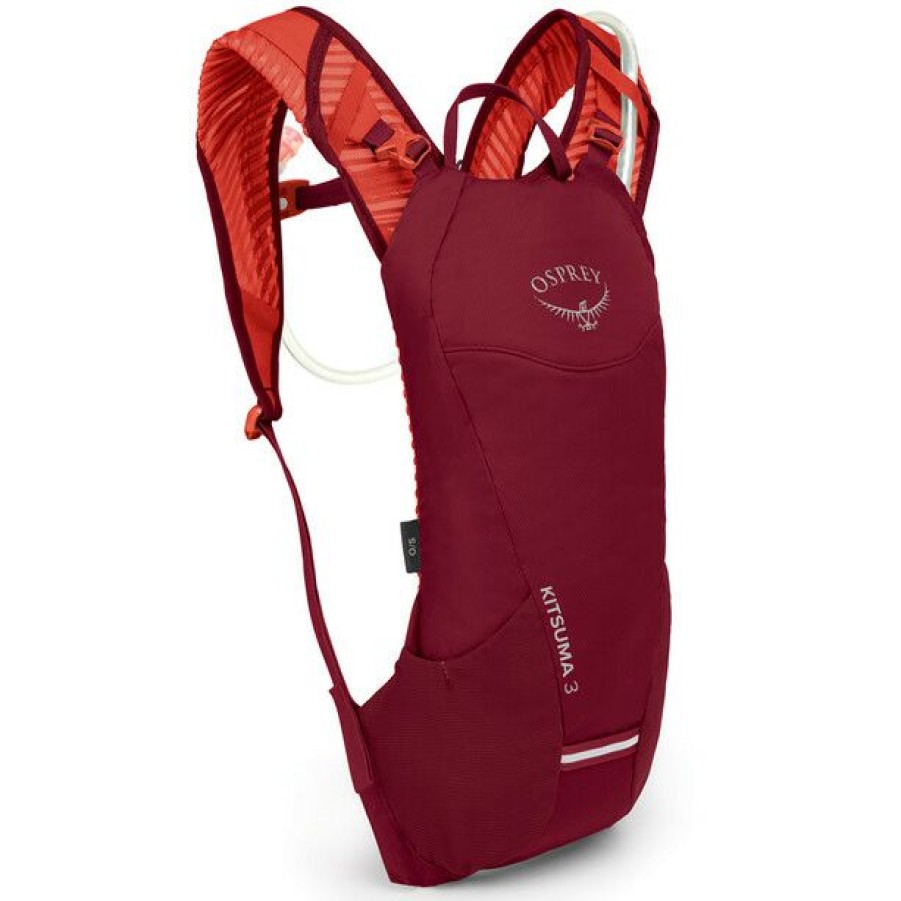 Cycling Backpacks * | Osprey Kitsuma 3 Hydration Backpack Women Claret Red