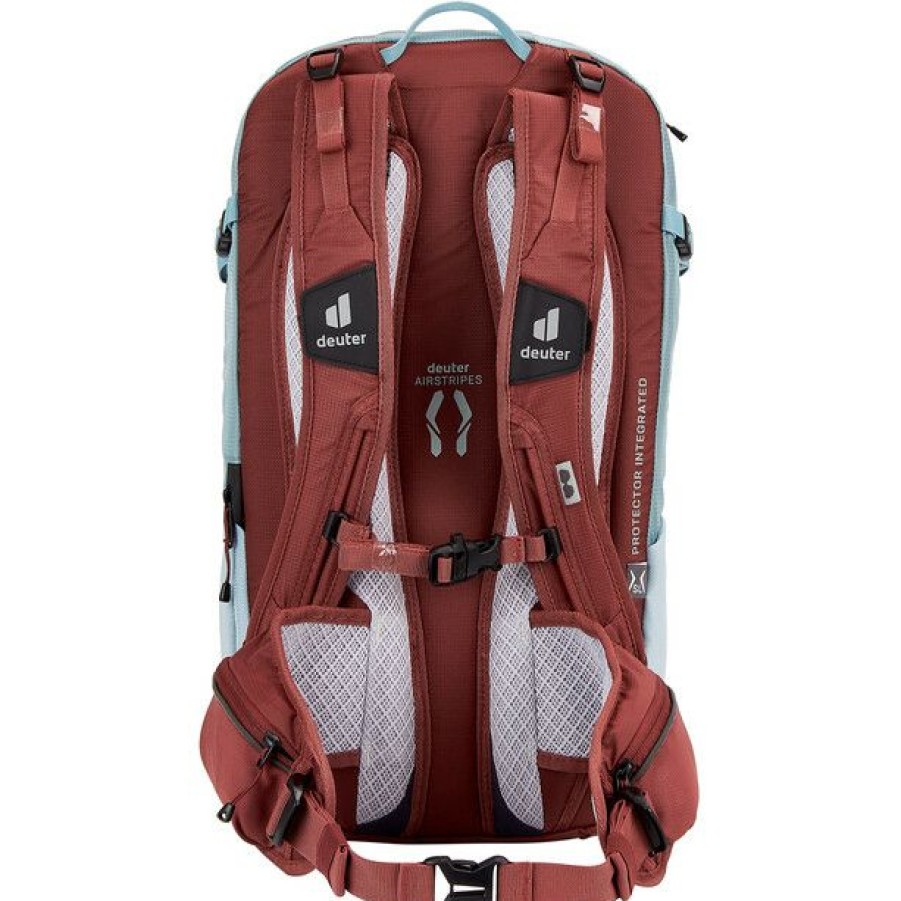 Cycling Backpacks * | Deuter Flyt 18 Sl Backpack Women Dusk/Redwood