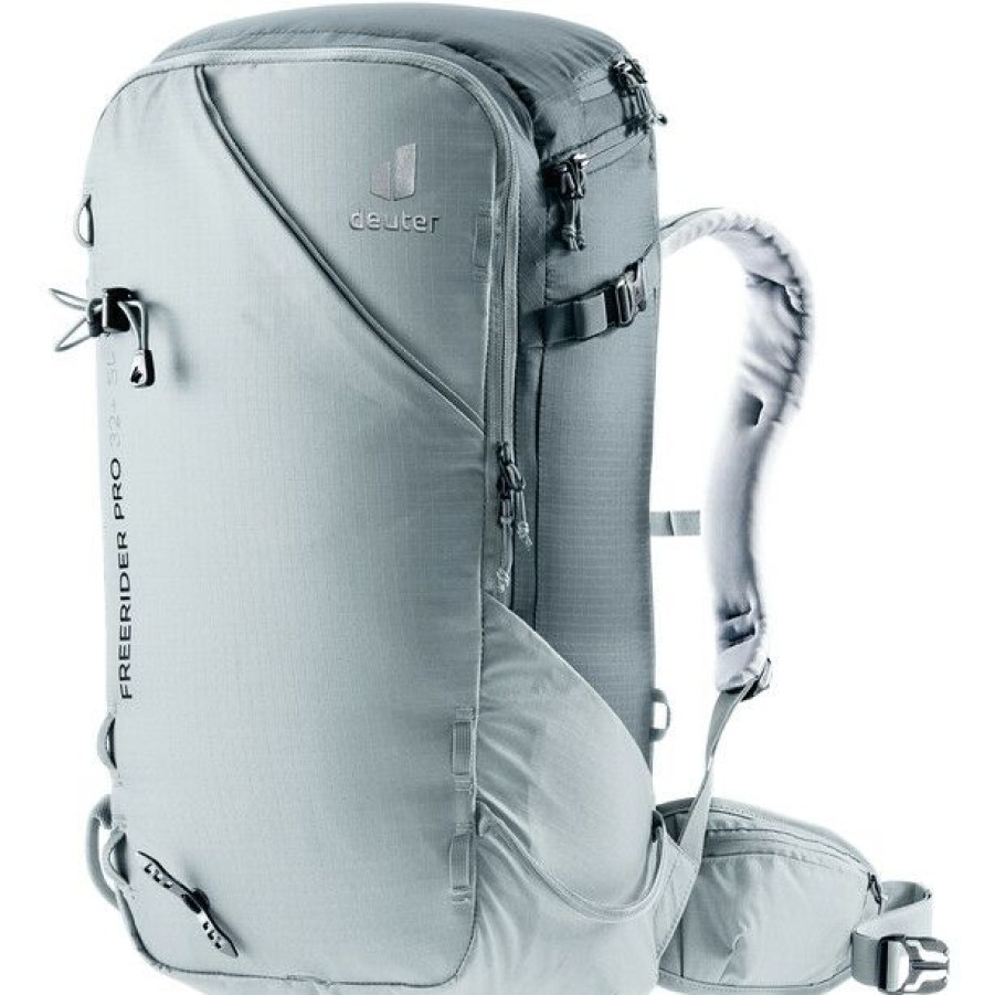 Skiing Backpacks * | Deuter Freerider Pro 32+ Sl Backpack Women Shale/Tin