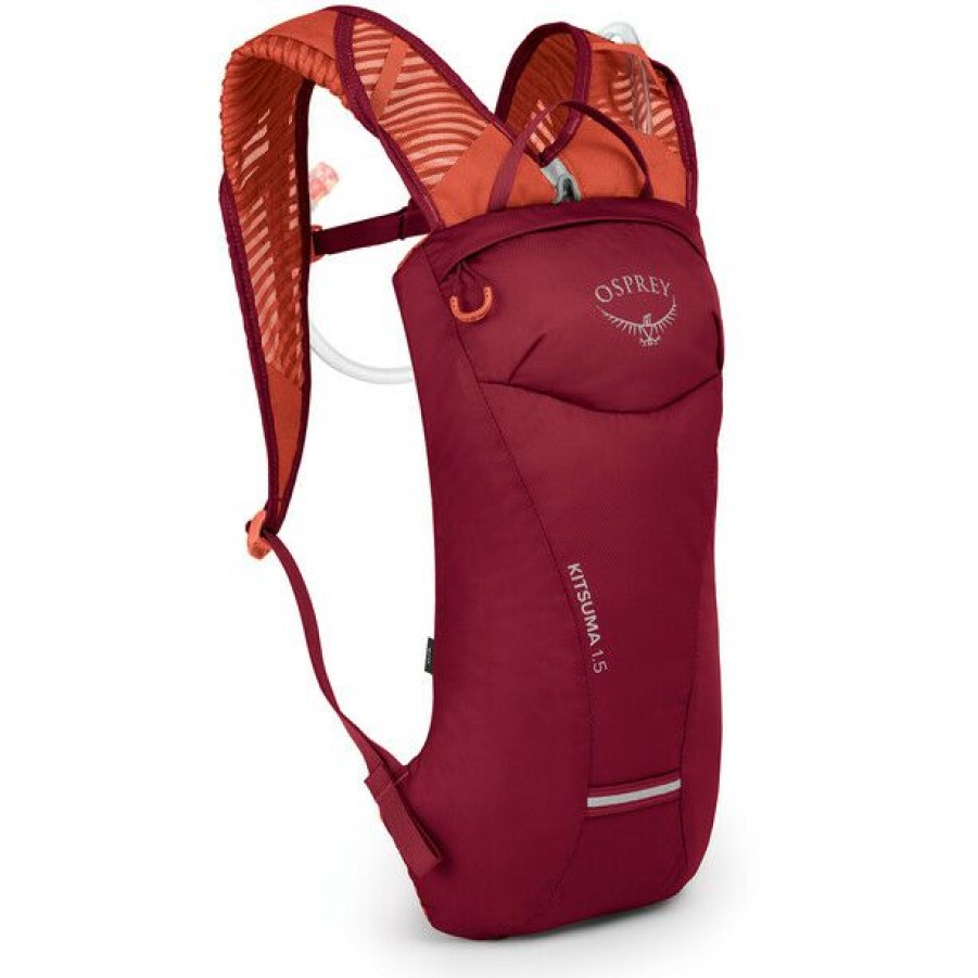 Cycling Backpacks * | Osprey Kitsuma 1.5 Hydration Backpack Women Claret Red