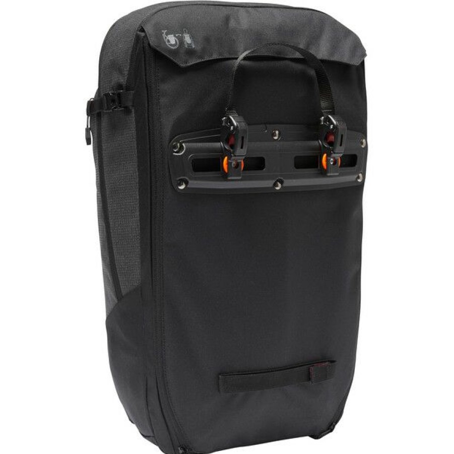 Cycling Backpacks * | Vaude Cycle 28 Ii Luminum Rack Bag Black