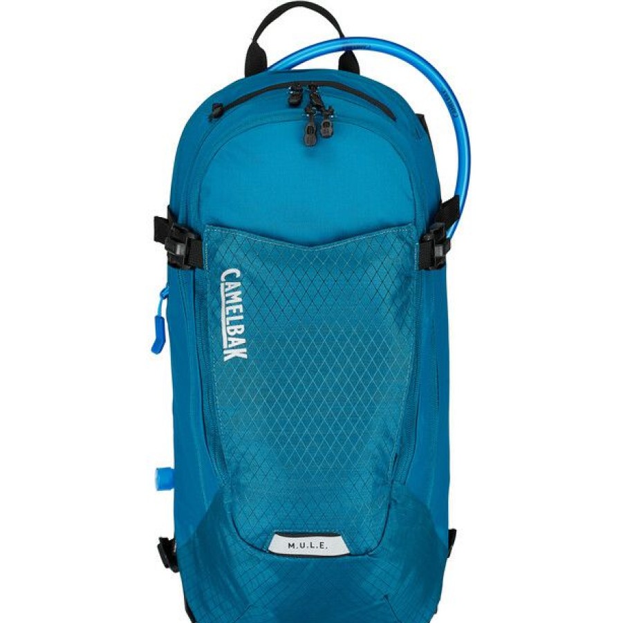 Cycling Backpacks * | Camelbak M.U.L.E. 12 Hydration Backpack 9L+3L Moroccan Blue/Black