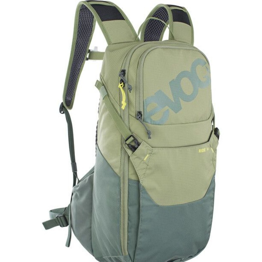 Cycling Backpacks * | Evoc Ride 16 Backpack Light Olive/Olive