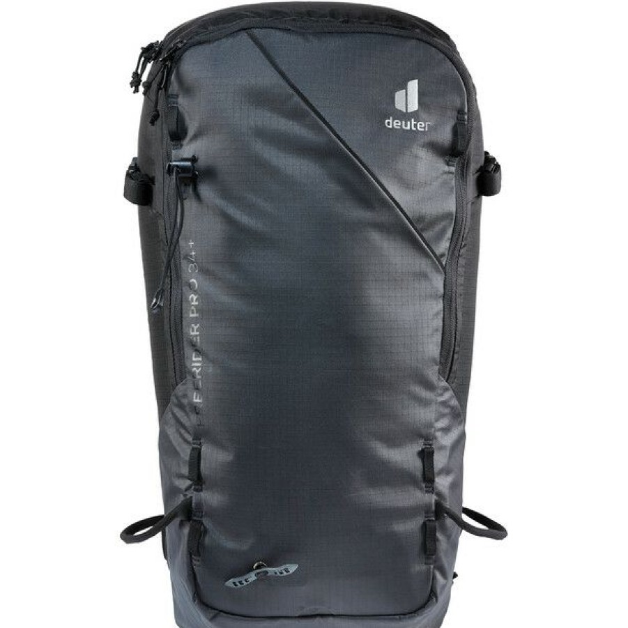 Skiing Backpacks * | Deuter Freerider Pro 34+ Backpack Black