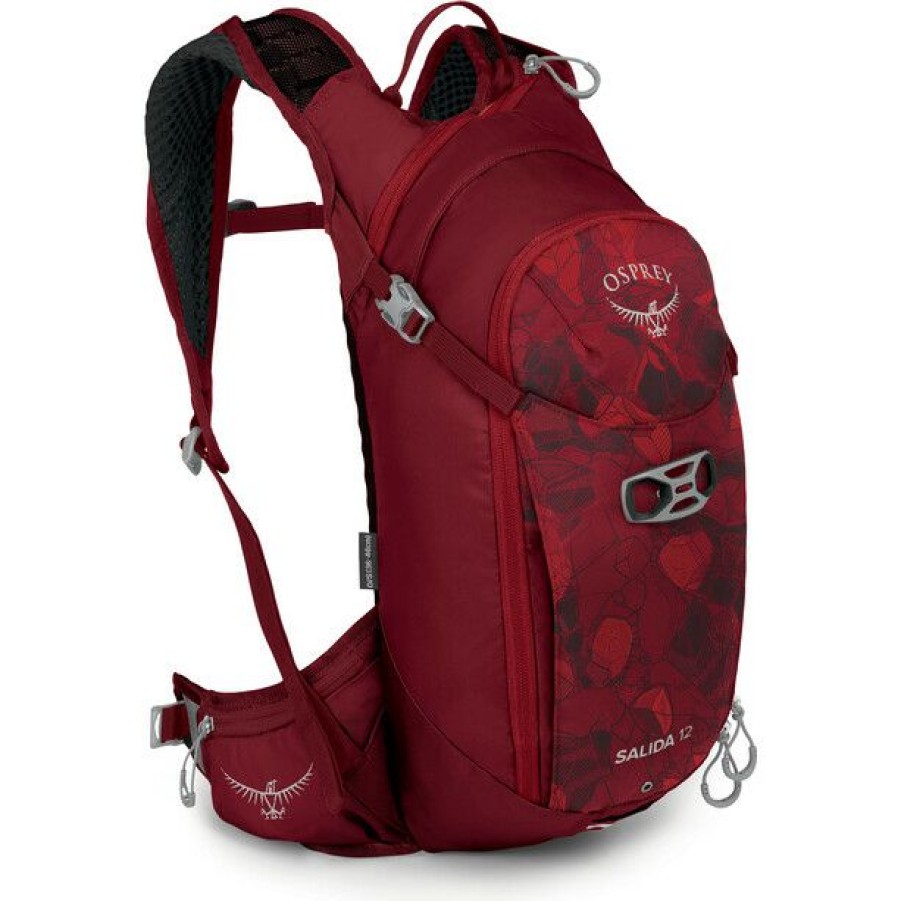 Cycling Backpacks * | Osprey Salida 12 Hydration Backpack Women Claret Red