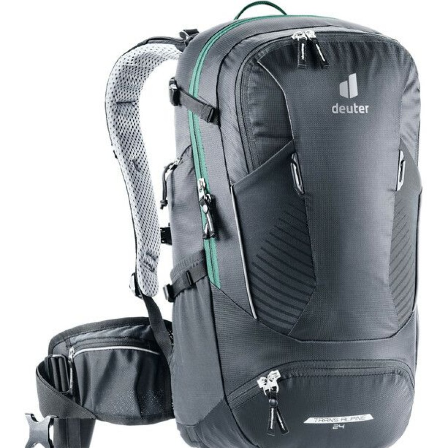 Cycling Backpacks * | Deuter Trans Alpine 24 Backpack Black