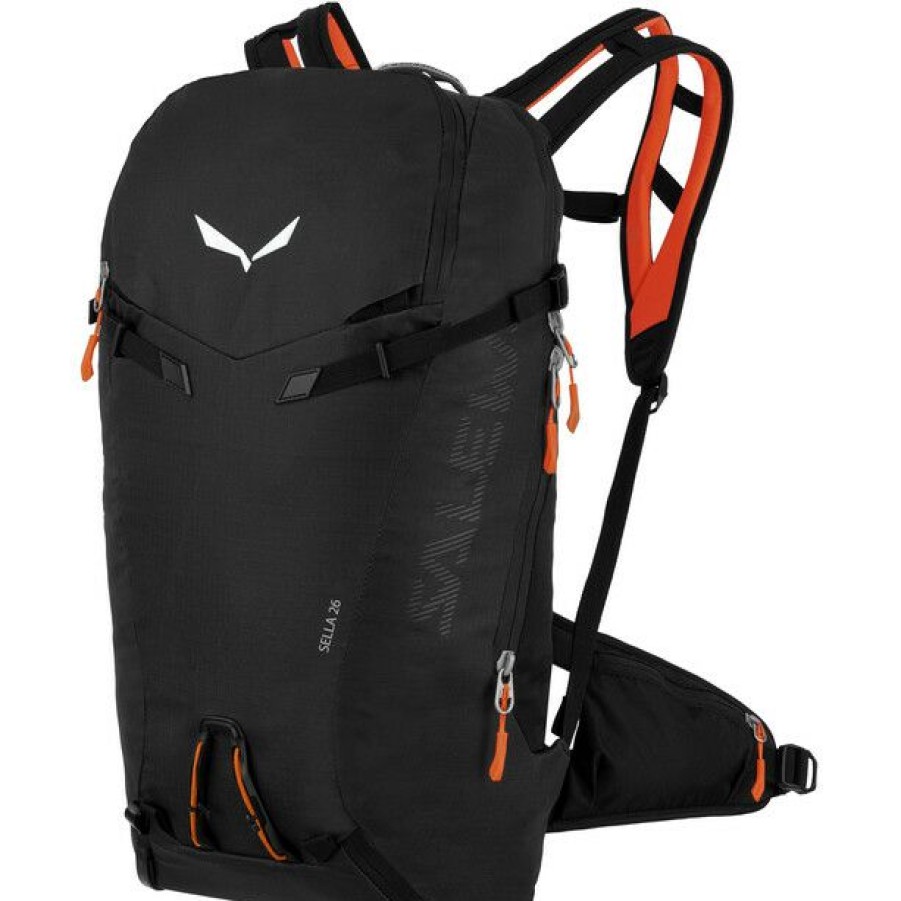 Skiing Backpacks * | Salewa Sella 26L Backpack Black Out