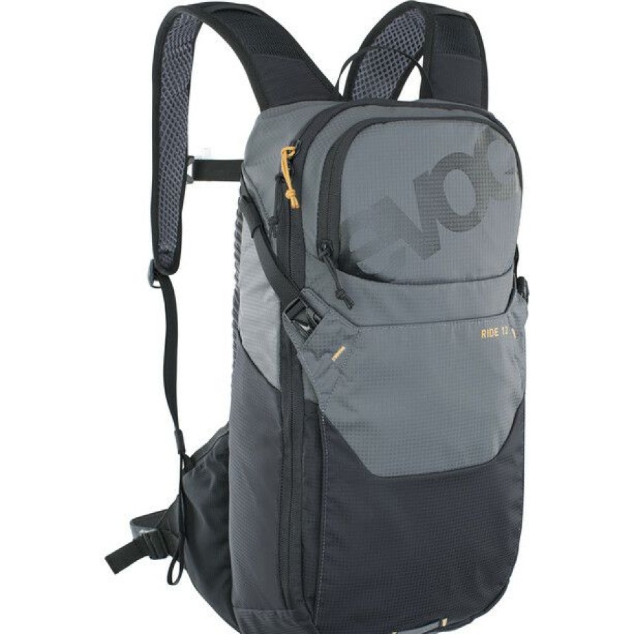 Cycling Backpacks * | Evoc Ride 12 Backpack Carbon Grey/Black