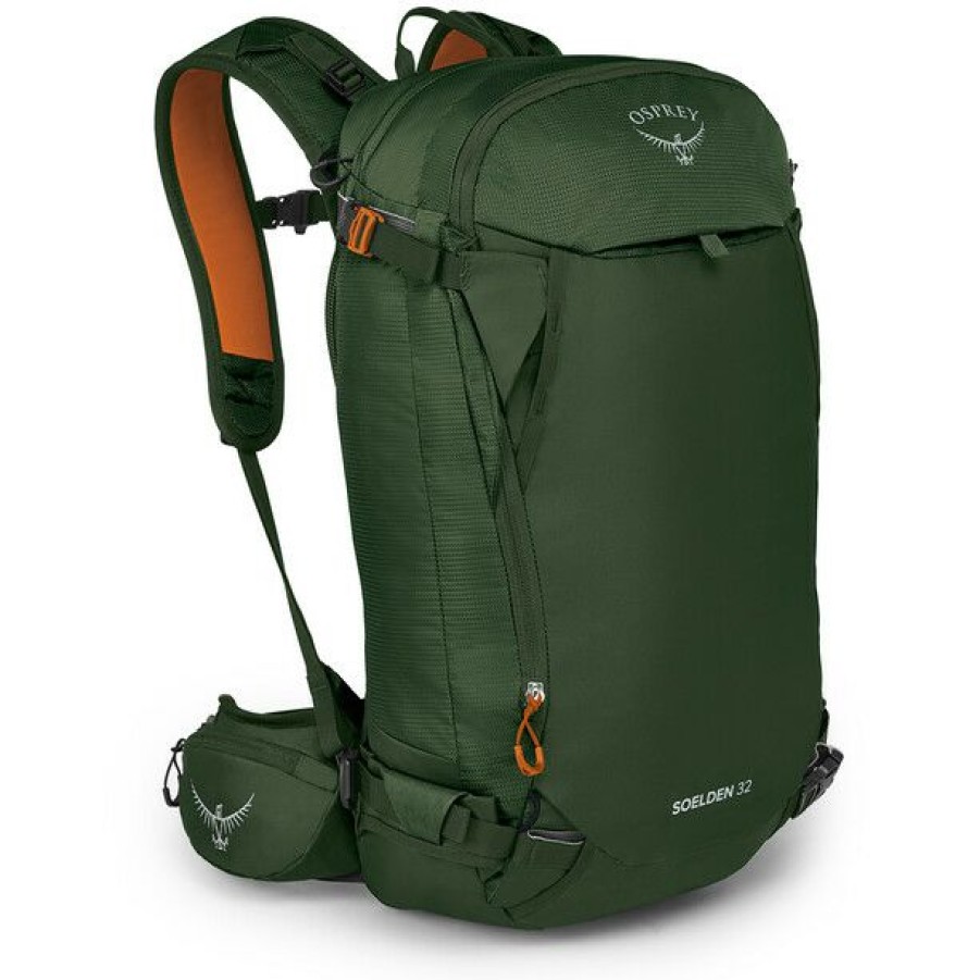 Skiing Backpacks * | Osprey Soelden 32 Backpack Men Dustmoss Green