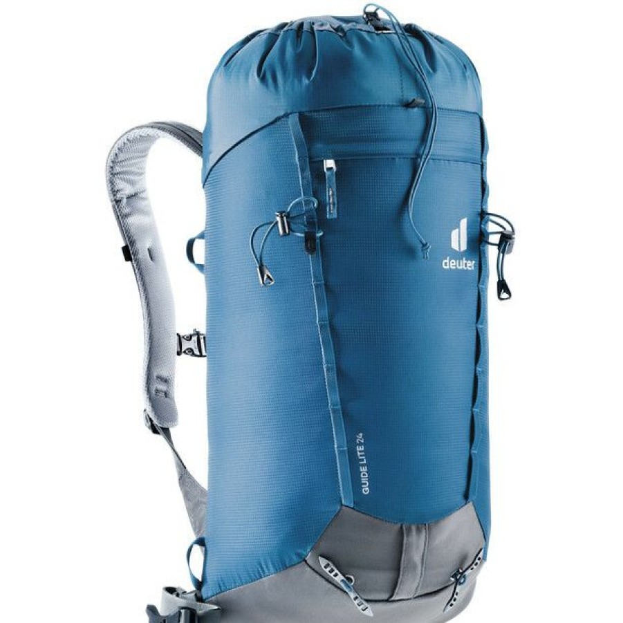 Skiing Backpacks * | Deuter Guide Lite 24 Backpack Reef/Graphite