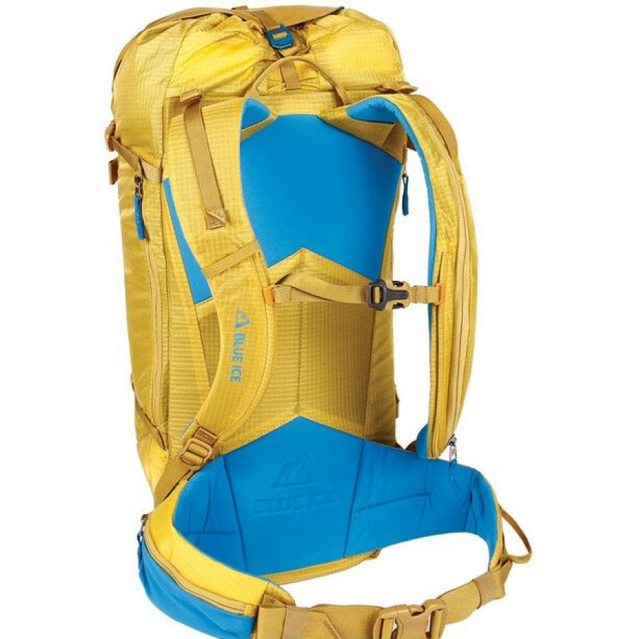 Skiing Backpacks * | Blue Ice Kume Pack 38L Super Lemon