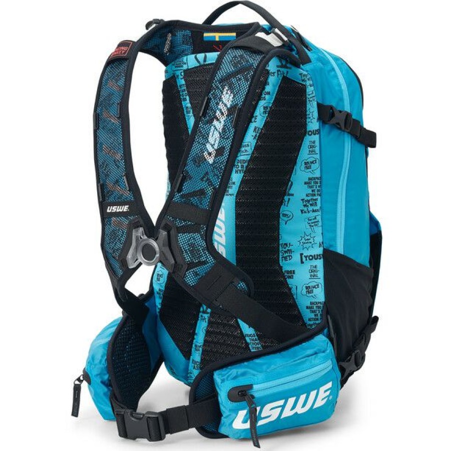 Cycling Backpacks * | Uswe Shred 16 Backpack Malmoe Blue